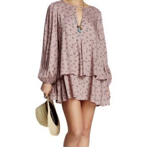 NWT Free People - Beck Printed Mini Dress | HAS POCKETS!